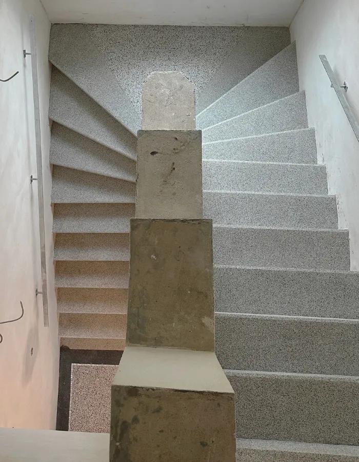 Renovace teraco schodiště v Kostelci nad Černými lesy